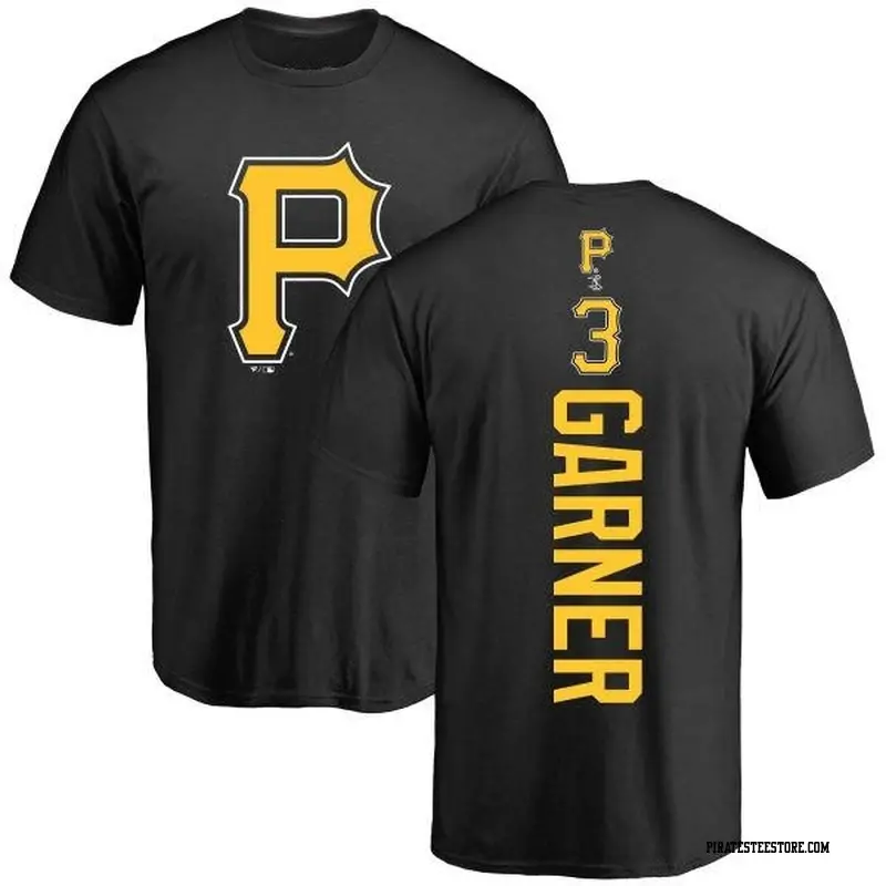Men's Pittsburgh Pirates ＃3 Phil Garner Black Backer T-Shirt
