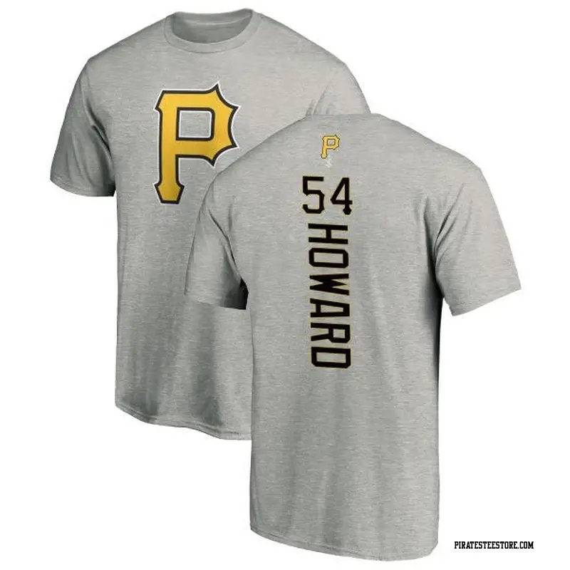 Men's Pittsburgh Pirates ＃54 Sam Howard Ash Backer T-Shirt