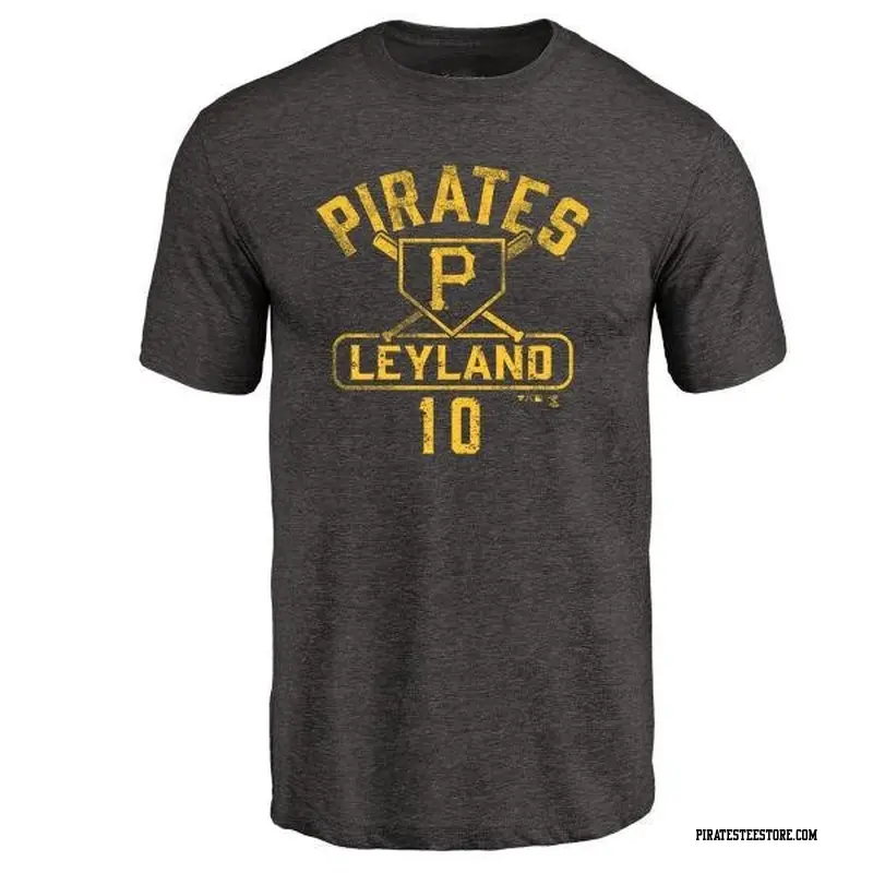 Youth Pittsburgh Pirates ＃10 Jim Leyland Black Branded Base Runner T-Shirt