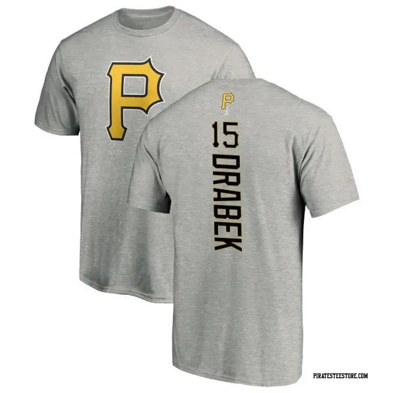 Youth Pittsburgh Pirates ＃15 Doug Drabek Ash Backer T-Shirt