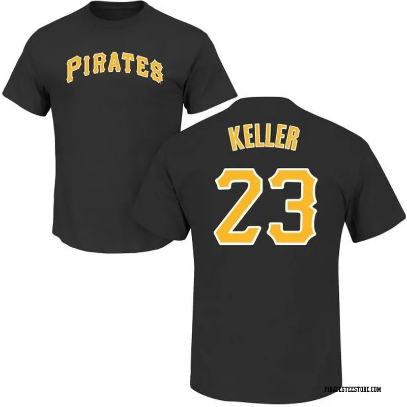 Youth Pittsburgh Pirates ＃23 Mitch Keller Black Roster Name & Number T-Shirt