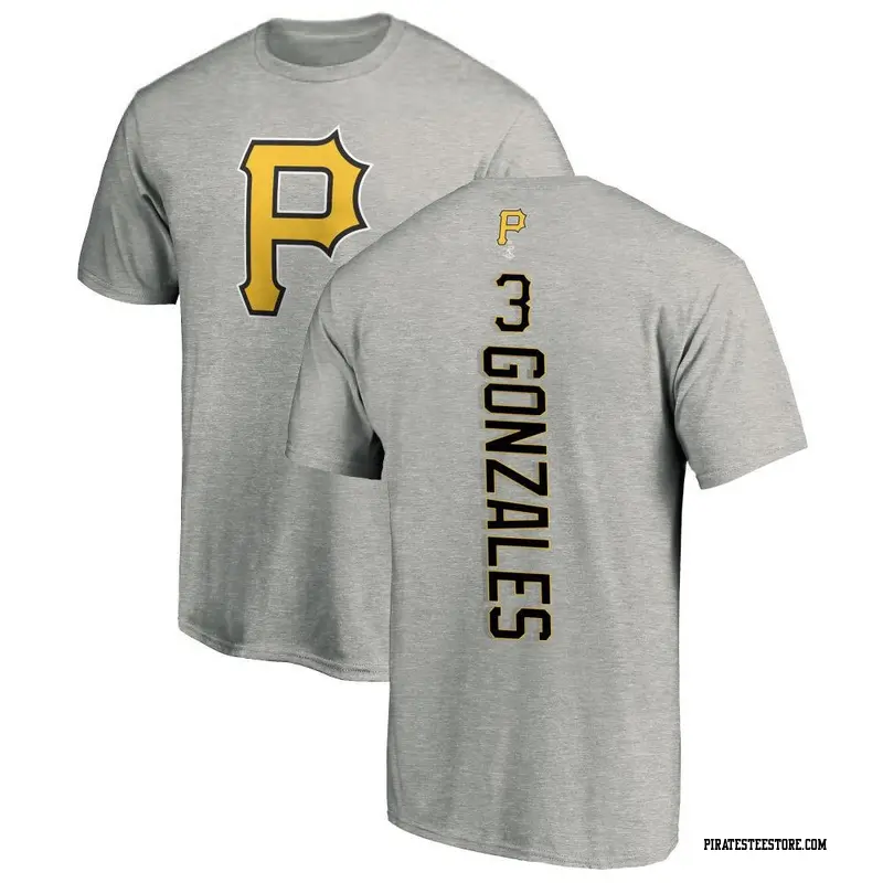 Youth Pittsburgh Pirates ＃3 Nick Gonzales Ash Backer T-Shirt