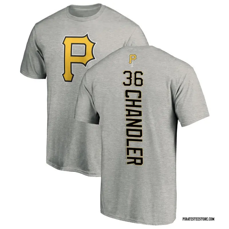 Youth Pittsburgh Pirates ＃36 Bubba Chandler Ash Backer T-Shirt
